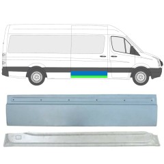 Bīdāmo durvju apakšējā loksne priekš Volkswagen Crafter 2005-2017 / Labā / Komplekts 13474