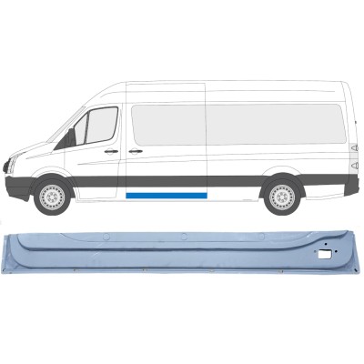 Bīdāmo durvju iekšējā daļa priekš Volkswagen Crafter 2005-2017 / Kreisā 15545