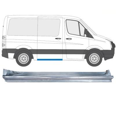 Bīdāmo durvju slieksnis priekš Volkswagen Crafter 2005-2017 / Labā 14374