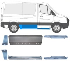 Remontdaļu komplekts priekš Volkswagen Crafter 2005-2017 / Kreisais+Labais / 15590