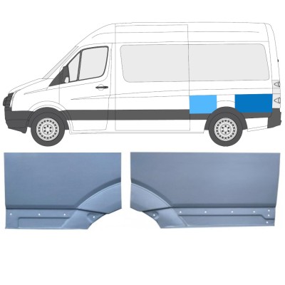 Aizmugurējā arka priekš Volkswagen Crafter 2005-2017 / Kreisā / Komplekts 15517