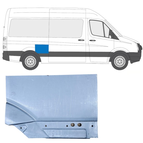 Aizmugurējā arka priekš Volkswagen Crafter 2005-2017 / Labā 14199