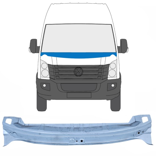 Vējstikla apakšējā daļa priekš Volkswagen Crafter 2005-2017 13503