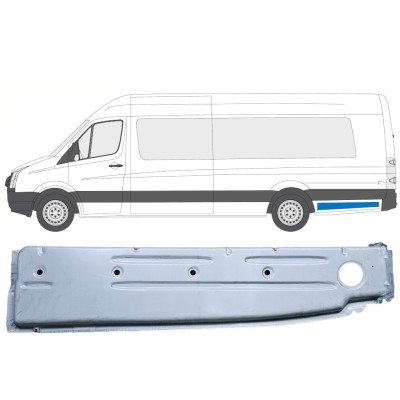 Aizmugurējā arka iekšējā daļa priekš Volkswagen Crafter 2005-2017 / Kreisā 14376