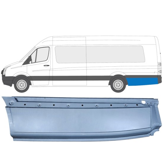 Aizmugurējā arka priekš Volkswagen Crafter 2005-2017 / Kreisā 13431