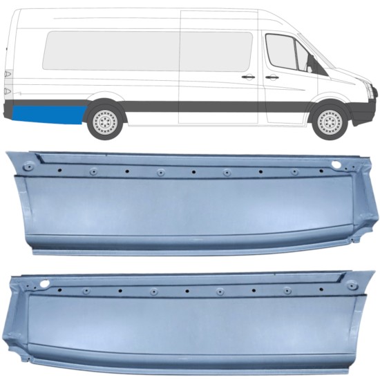 Aizmugurējā arka priekš Volkswagen Crafter 2005-2017 / Kreisais+Labais / Komplekts 14359