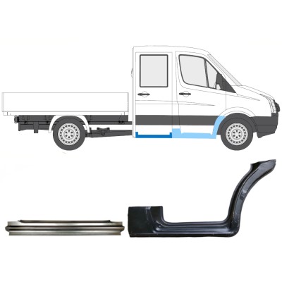 Remontdaļu komplekts priekš Volkswagen Crafter 2005-2017 / Labā / 15538