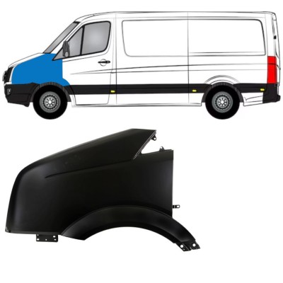 Priekšējais spārns priekš Volkswagen Crafter 2005-2017 / Kreisā 15353