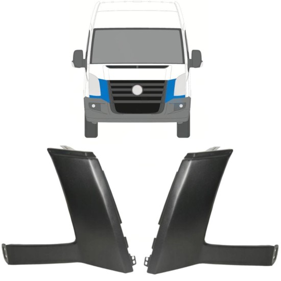 Zemluktura josla priekš Volkswagen Crafter 2005-2011 / Kreisais+Labais / Komplekts 16856