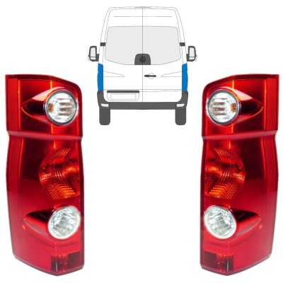 Aizmugurējais lukturis priekš Volkswagen Crafter 2005-2017 / Kreisais+Labais / Komplekts 15574