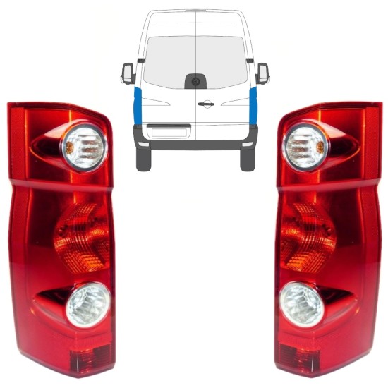 Aizmugurējais lukturis priekš Volkswagen Crafter 2005-2017 / Kreisais+Labais / Komplekts 15574