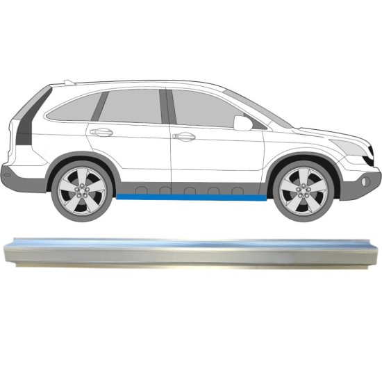Slieksnis priekš Honda CR-V 2006-2011 / Kreisais = Labais (simetrisks) 14770 Slieksnis priekš Honda CR-V 2006-2011 / Kreisais = Labais (simetrisks) 14770