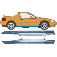 Pilns slieksnis priekš Honda Civic Del Sol 1992-1998 / Kreisais+Labais / Komplekts 10537