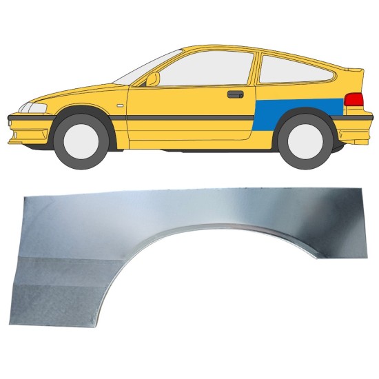 Aizmugurējā arka priekš Honda CRX 1987-1992 / Kreisā 16338