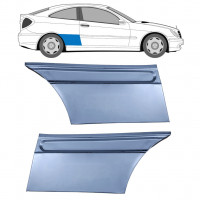Aizmugurējā arka priekš Mercedes CL203 2000-2008 / Kreisais+Labais / Komplekts 9619