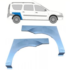 Aizmugurējā arka priekš Dacia Logan 2004-2009 / Kreisais+Labais / Komplekts 11521