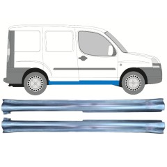 Pilns slieksnis priekš Fiat Doblo 2001-2010 / Kreisais+Labais / Komplekts 11468