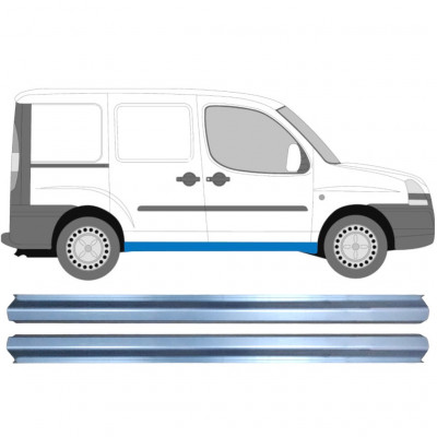 Slieksnis priekš Fiat Doblo 2001-2010 / Komplekts 11348