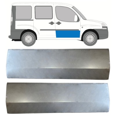 Priekšpuse durvju panelis priekš Fiat Doblo 2001-2010 / Kreisais+Labais / Komplekts 14620