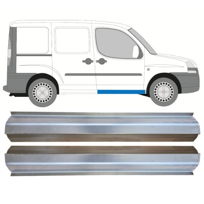Priekšpuse durvju slieksnis  priekš Fiat Doblo 2001-2010 / Kreisais+Labais / Komplekts 14622