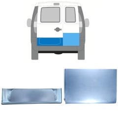 Aizmugurējo durvju panelis priekš Fiat Doblo 2001-2010 / Kreisais+Labais / Komplekts 11807
