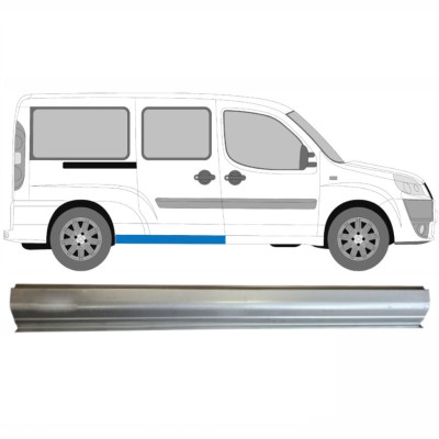 Aizmugurējais slieksnis priekš Fiat Doblo 2001-2010 / Kreisais = Labais (simetrisks) 14623