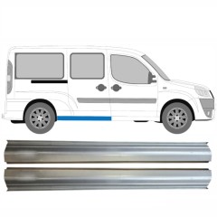 Aizmugurējais slieksnis priekš Fiat Doblo 2001-2010 / Kreisais+Labais / Komplekts 14624