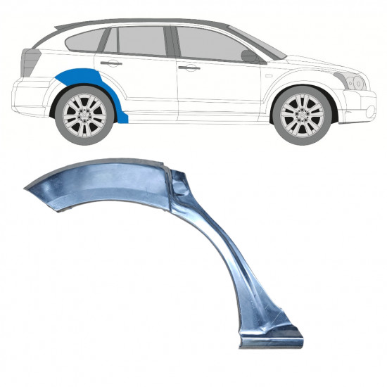 Aizmugurējā arka priekš Dodge Caliber 2006-2013 / Labā 8060