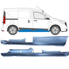 Pilns slieksnis priekš Dacia Dokker 2012- / Kreisais+Labais / Komplekts 10148