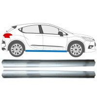 Sliekšņa apakšējā daļa priekš Citroen DS4 2011-2015 / Kreisais+Labais / Komplekts 15016 Sliekšņa apakšējā daļa priekš Citroen DS4 2011-2015 / Kreisais+Labais / Komplekts 15016