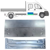 Aizmugurējo durvju iekšējā un ārējā daļa priekš Fiat Ducato 2006-2026 / Kreisais = Labais (simetrisks) / Komplekts 16395