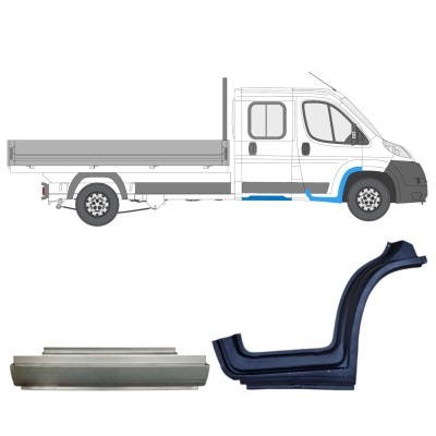 Remontdaļu komplekts priekš Fiat Ducato 2006-2014 / Labā / Dubultā kabīne / 14796