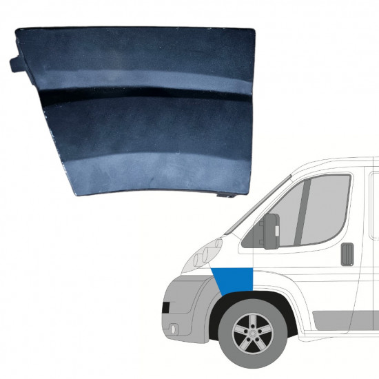 Priekšējā spārna daļa priekš Fiat Ducato 2006-2014 / Kreisā 12885