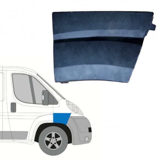 Priekšējā spārna daļa priekš Fiat Ducato 2006-2014 / Labā 12884