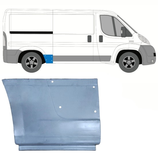 Aizmugurējā arka priekš Fiat Ducato 2006-2014 / Labā 15111