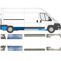 Slieksnis priekš Fiat Ducato 2006-2026 / Kreisais+Labais / Komplekts 10887