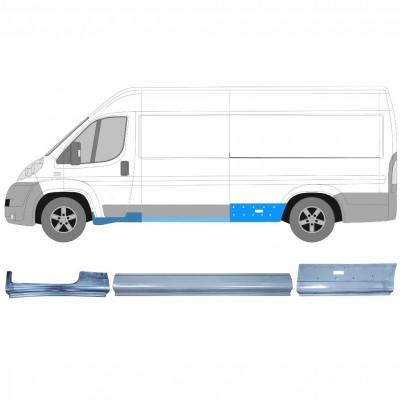 Remontdaļu komplekts priekš Fiat Ducato 2006- / LWB / Kreisā /  12423