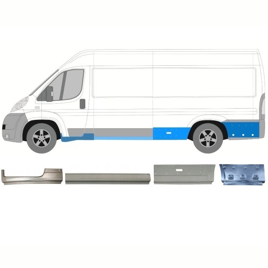 Remontdaļu komplekts priekš Fiat Ducato 2006-2026 / Kreisā / 16790