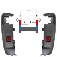 Aizmugurējā bufera stūris 270 grādi priekš Citroen Jumper 2006-2018 / Kreisais+Labais / Komplekts 14064