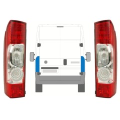 Aizmugurējais lukturis priekš Fiat Ducato 2006-2014 / Kreisais+Labais / Komplekts 10026