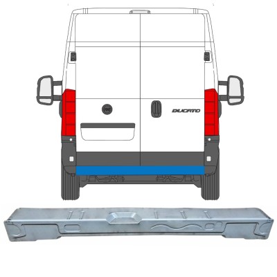 Aizmugurējais panelis priekš Peugeot Boxer 2006-2026 16870