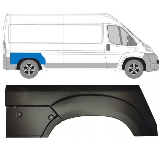 Aizmugurējā arka priekš Fiat Ducato 2006-2025 / Labā 12983