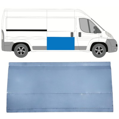 Bīdāmo durvju apakšējā loksne priekš Fiat Ducato 2006-2014 / Labā 14821