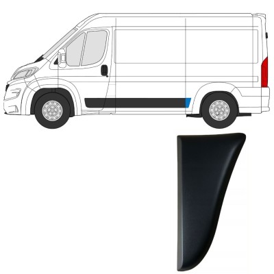 Aizmugurējā spārna sānu josla priekš Fiat Ducato 2018- / Kreisā 14803
