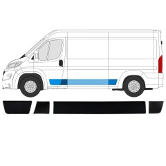 Sānu joslu komplekts priekš Peugeot Boxer 2018- / Kreisā / 15436