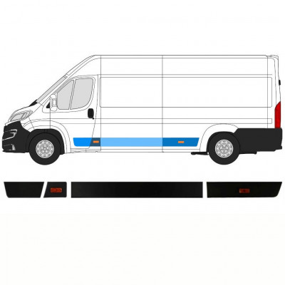 Sānu joslu komplekts priekš Fiat Ducato Boxer Relay 2018- / LWB / Kreisā /  8487