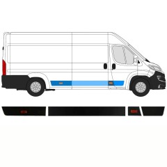 Sānu joslu komplekts priekš Peugeot Boxer 2018- / Labā / 14420