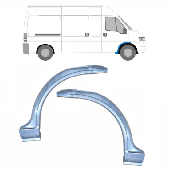 Priekšējā riteņa arka priekš Fiat Ducato 1994-2006 / Kreisais+Labais / Komplekts 10701