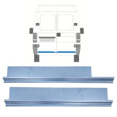 Aizmugurējo durvju iekšējā daļa priekš Fiat Ducato 1994-2006 / Kreisais+Labais / Komplekts 9747
