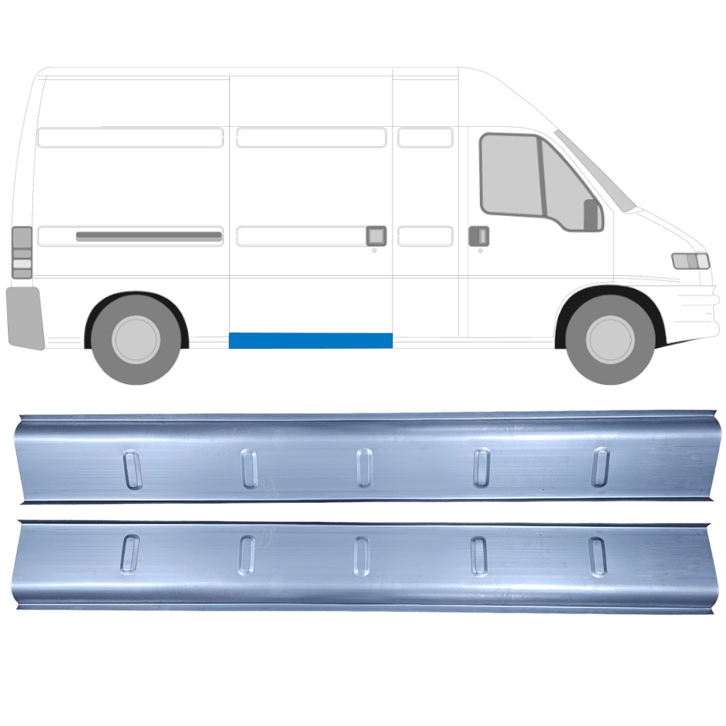 Iekšējais Slieksnis Priekš Fiat Ducato 1994-2006 / Kreisais+Labais / Komplekts 10676